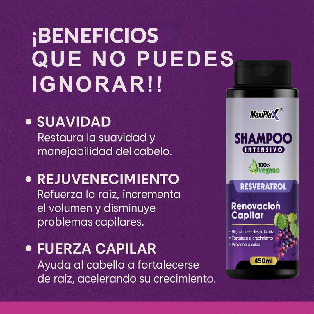 Shampoo Intensivo Resveratrol