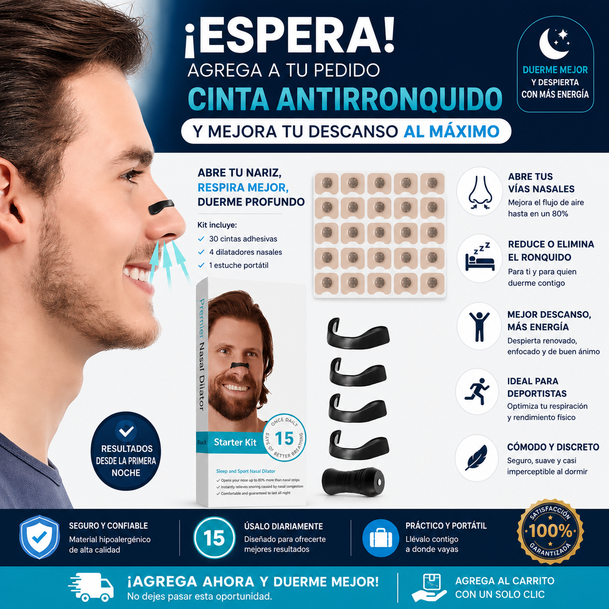 Cinta Antirronquido