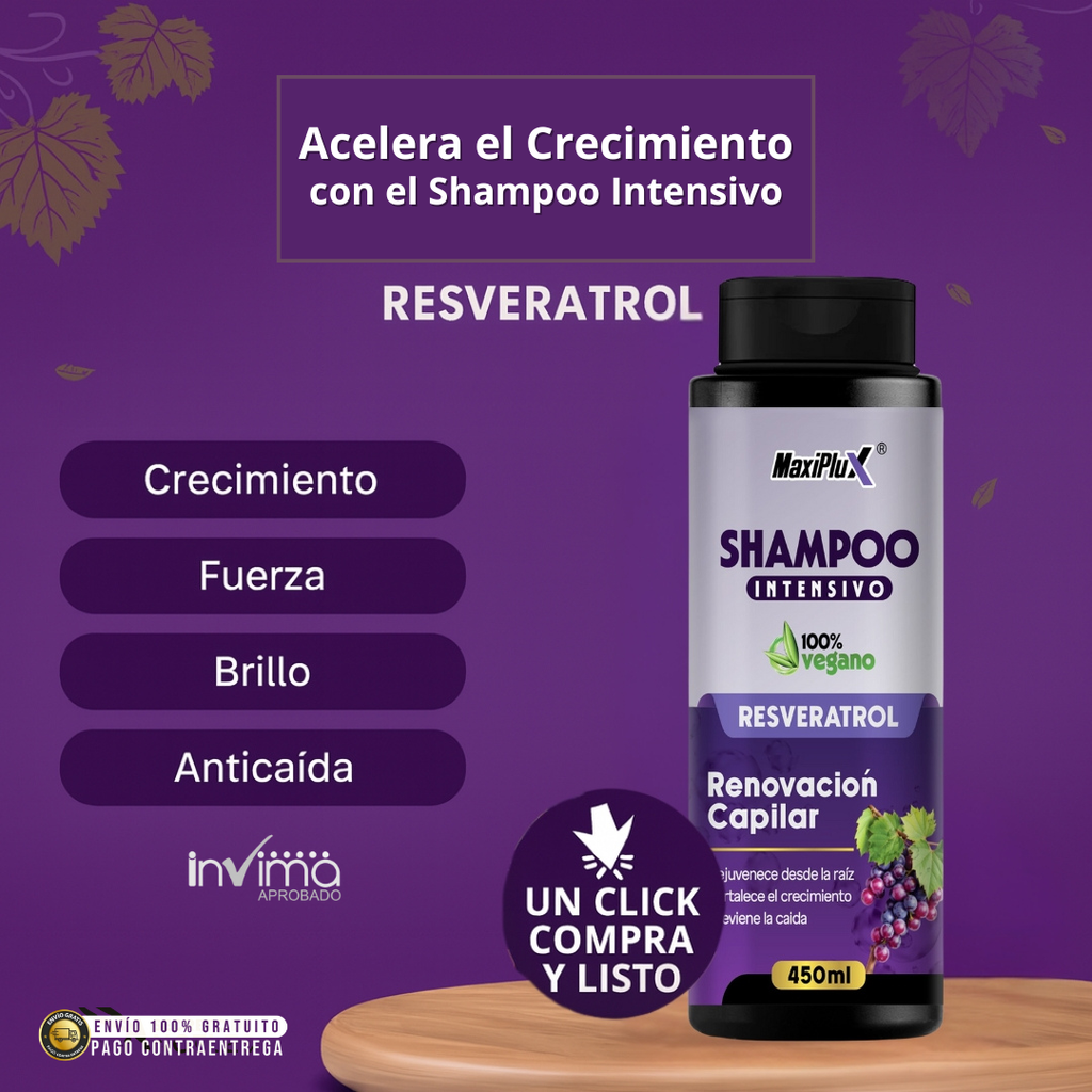 Shampoo Intensivo Resveratrol